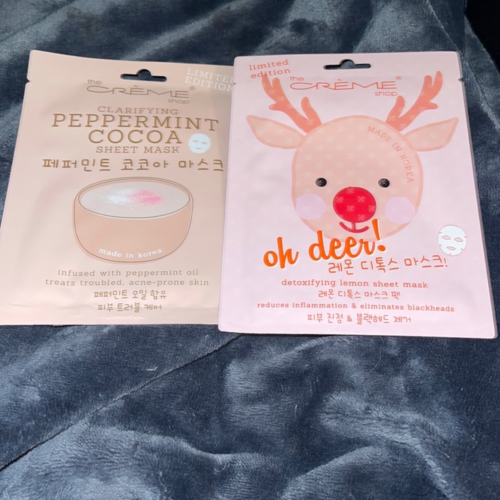 Creme 2 pack sheet mask